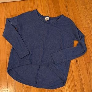 Old Navy Blue Hi-Lo Sweatshirt